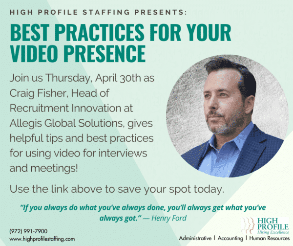 Best Practices for Your Video Presence